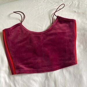 IVY PARK IVY HEART Velvet Bralette